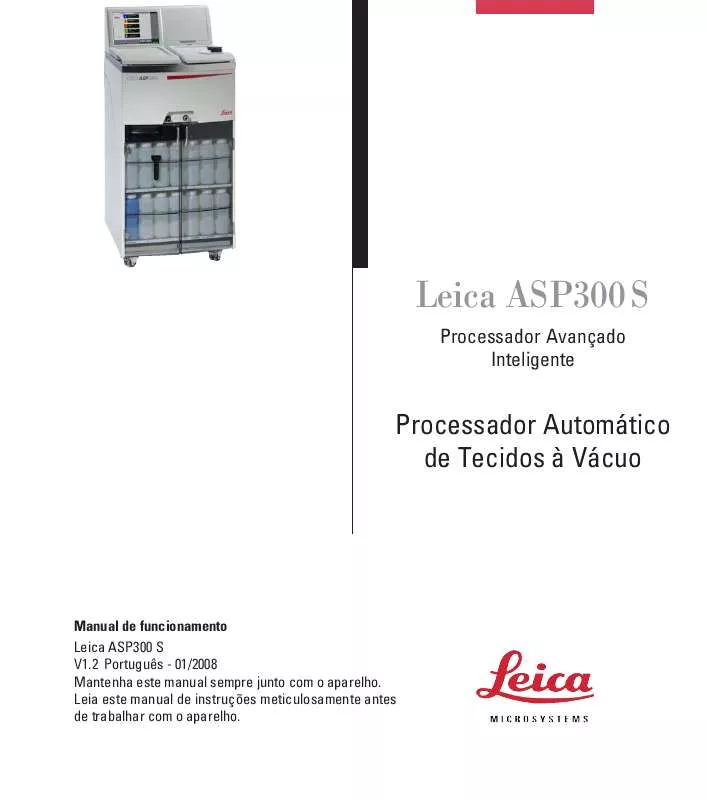 Mode d'emploi LEICA ASP300 S