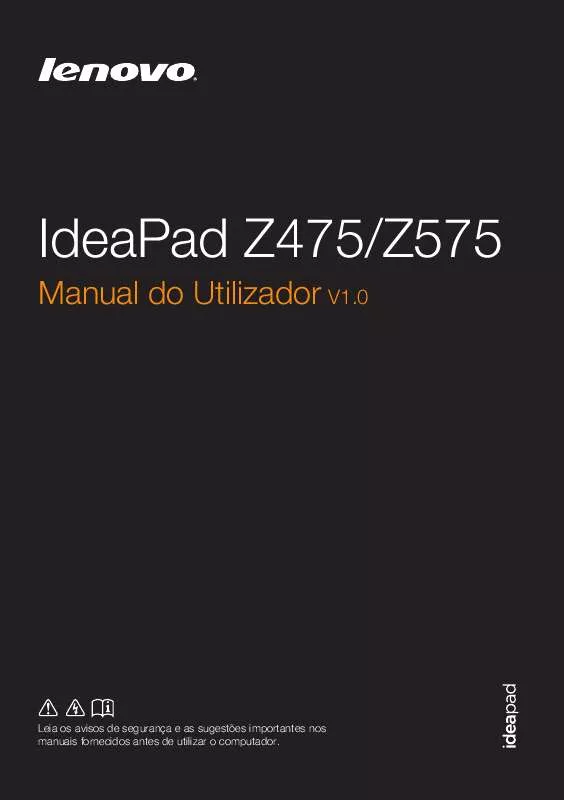 Mode d'emploi LENOVO IDEAPAD Z475