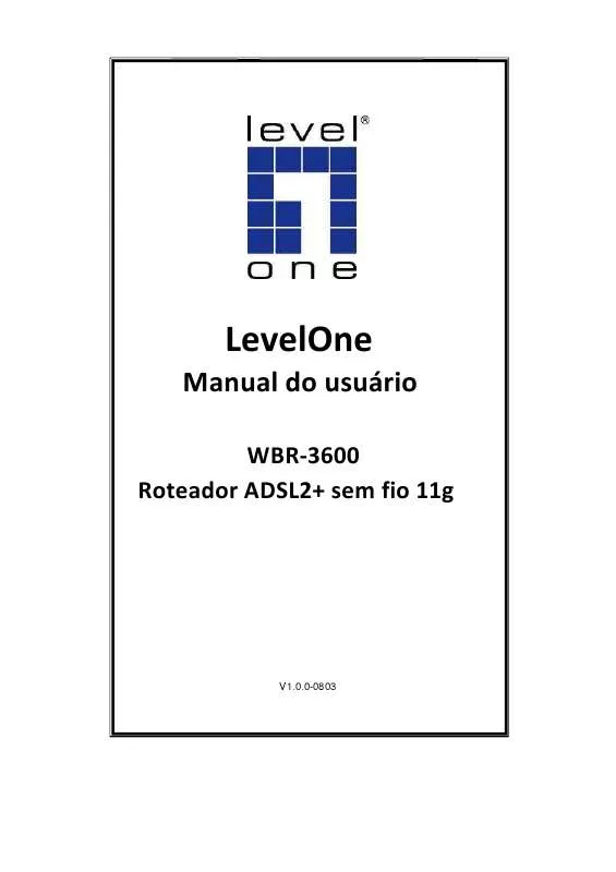 Mode d'emploi LEVEL ONE WBR-3600