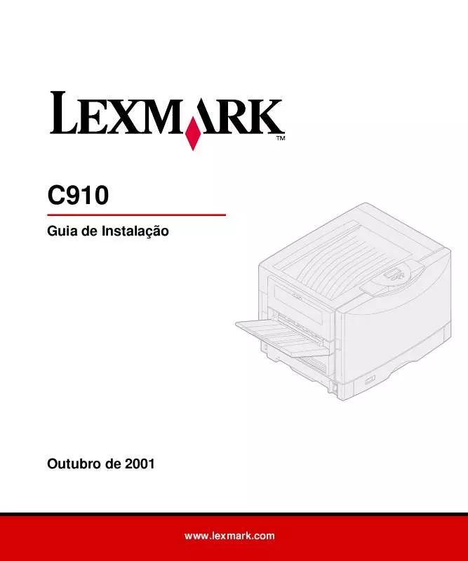 Mode d'emploi LEXMARK C910