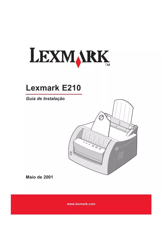 Mode d'emploi LEXMARK E210