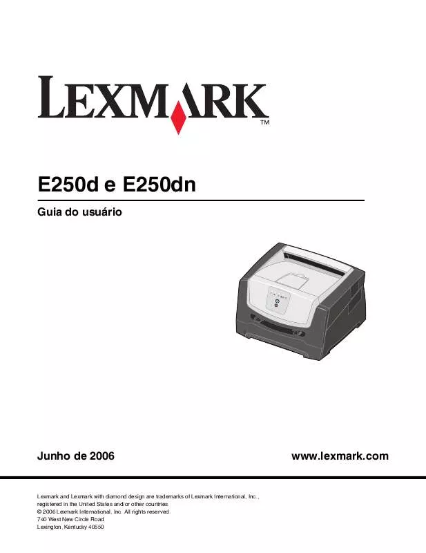 Mode d'emploi LEXMARK E250D