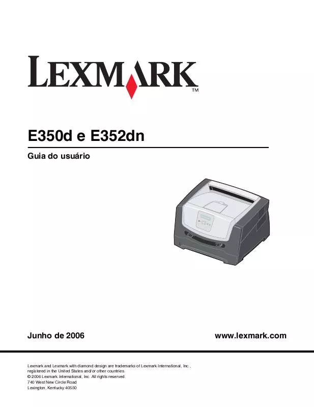 Mode d'emploi LEXMARK E352DN