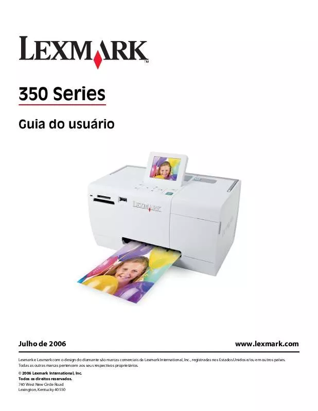 Mode d'emploi LEXMARK P350