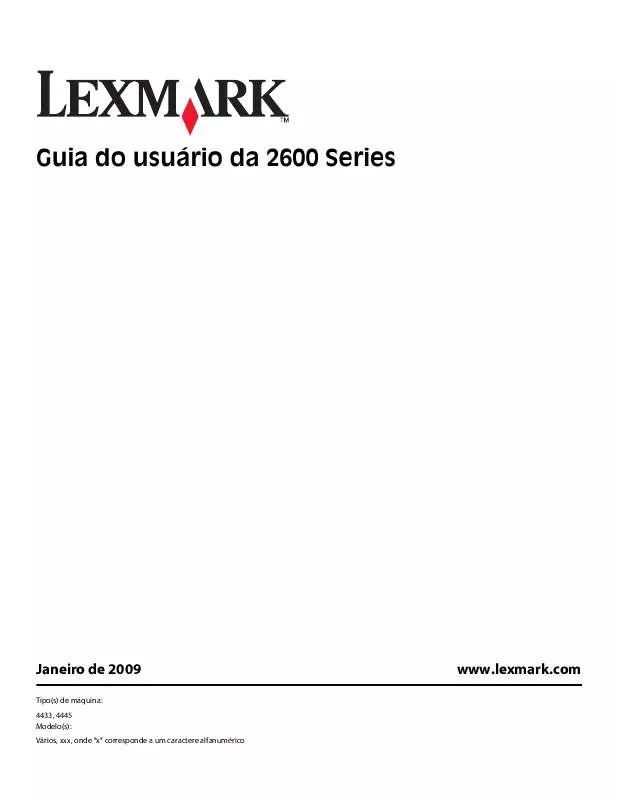 Mode d'emploi LEXMARK X2670