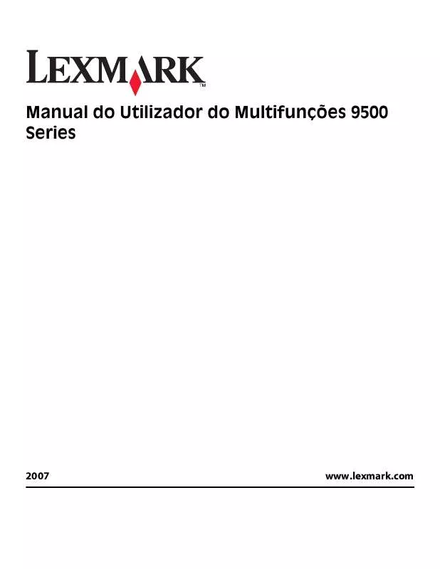 Mode d'emploi LEXMARK X9575