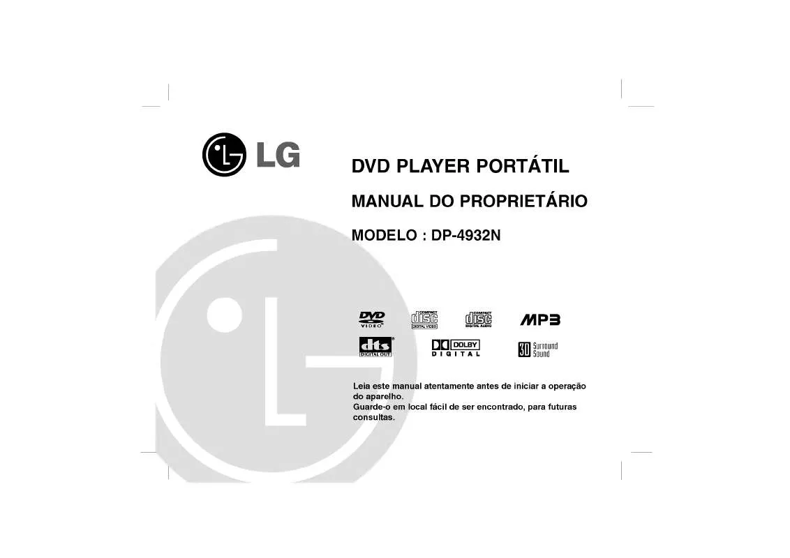 Mode d'emploi LG DP-4932N