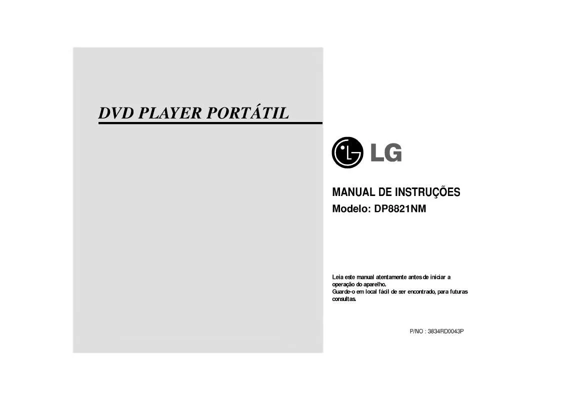 Mode d'emploi LG DP8821NM