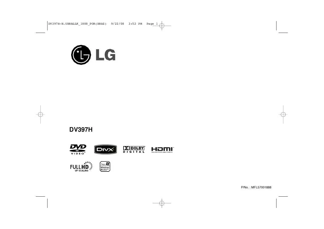 Mode d'emploi LG DV397H