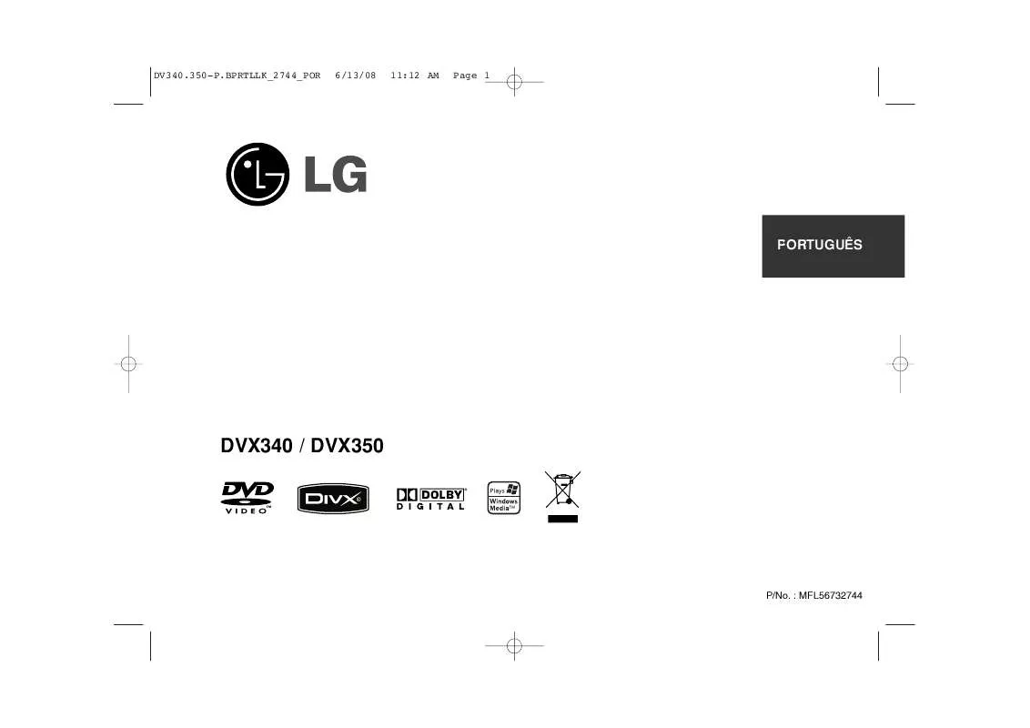 Mode d'emploi LG DVX350