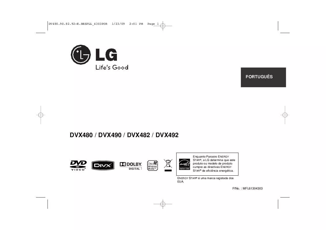 Mode d'emploi LG DVX-480