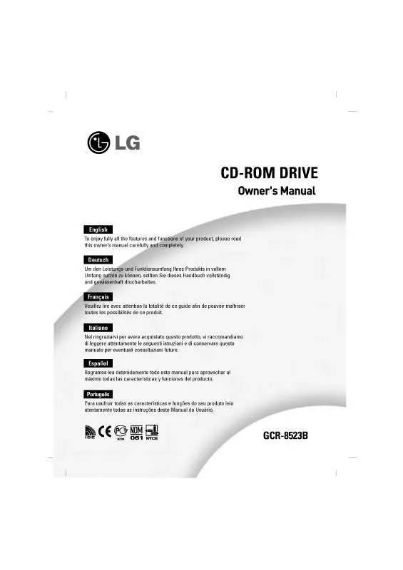 Mode d'emploi LG GCR-8523B