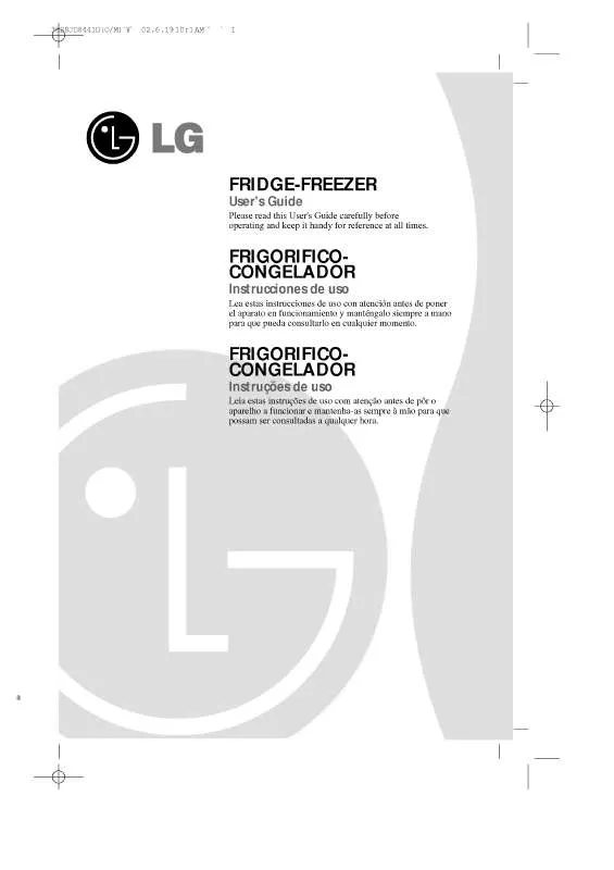Mode d'emploi LG GR-409GTPA