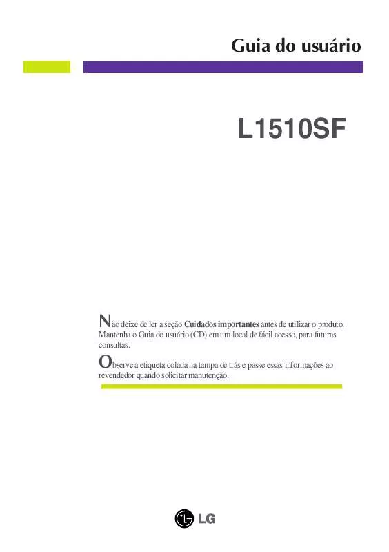 Mode d'emploi LG L1510SF-SV