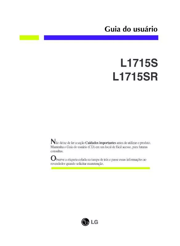 Mode d'emploi LG L1715S(S)