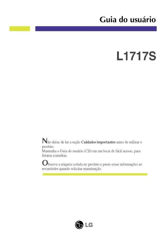 Mode d'emploi LG L1717S-SN