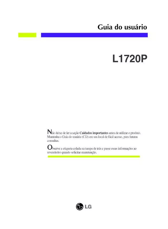 Mode d'emploi LG L1720P