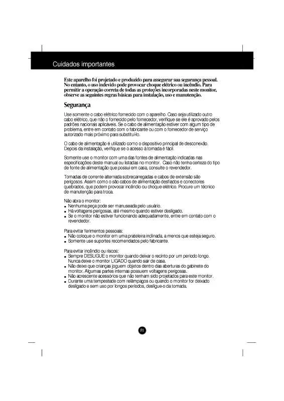 Mode d'emploi LG L1811B