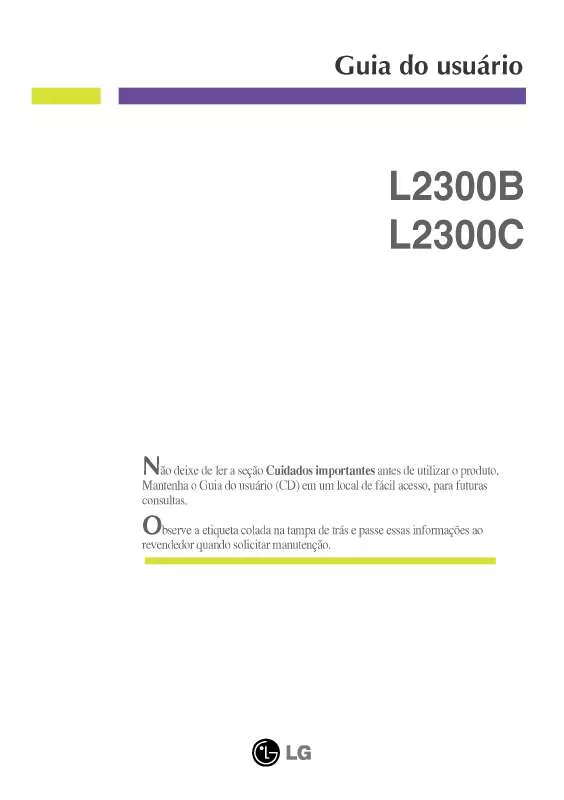 Mode d'emploi LG L2300C