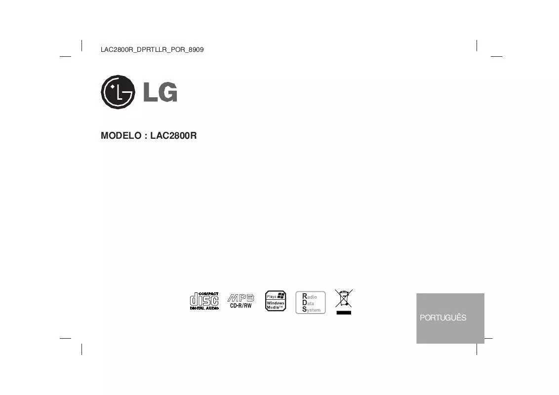 Mode d'emploi LG LAC2800R