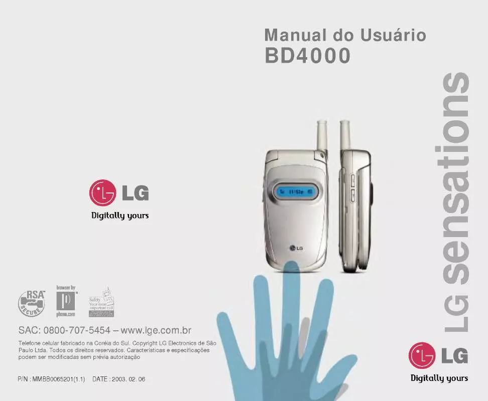Mode d'emploi LG LGBD4000