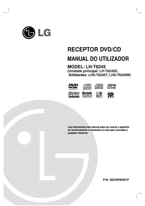 Mode d'emploi LG LH-T6245D