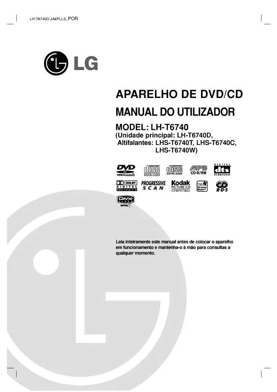 Mode d'emploi LG LH-T6740D