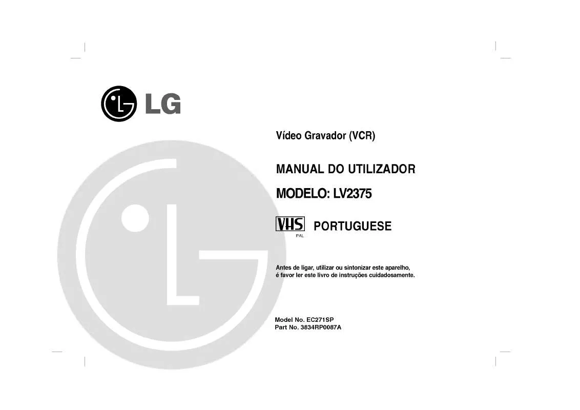 Mode d'emploi LG LV2375