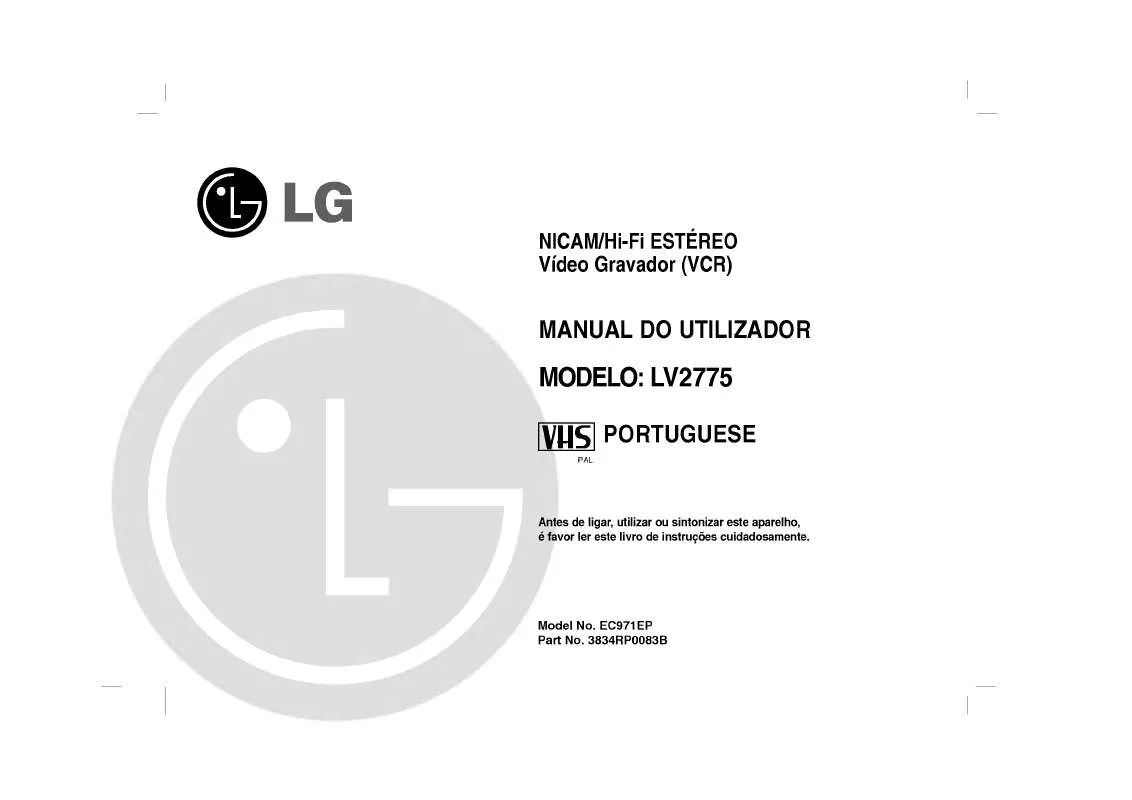 Mode d'emploi LG LV2775