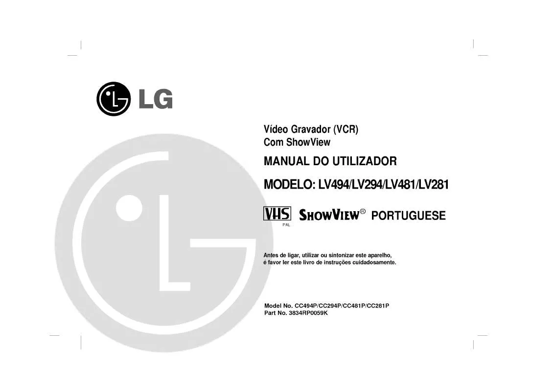 Mode d'emploi LG LV281