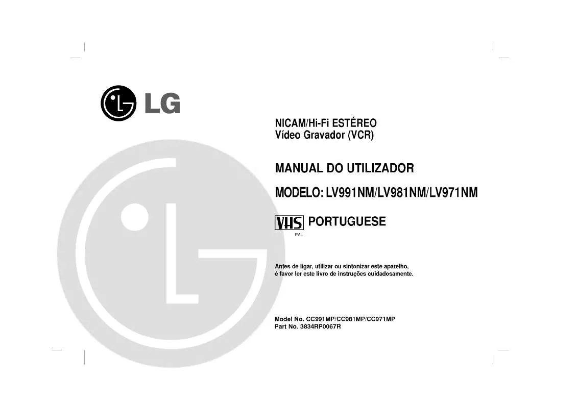 Mode d'emploi LG LV971NM