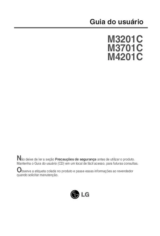 Mode d'emploi LG M3201C-BA