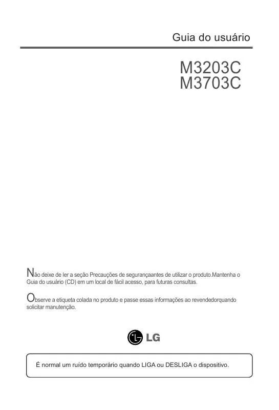 Mode d'emploi LG M3203C