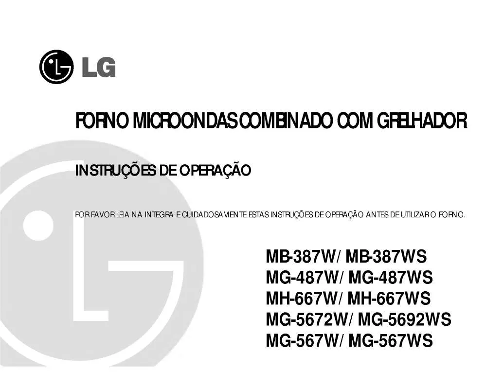 Mode d'emploi LG MG-567W