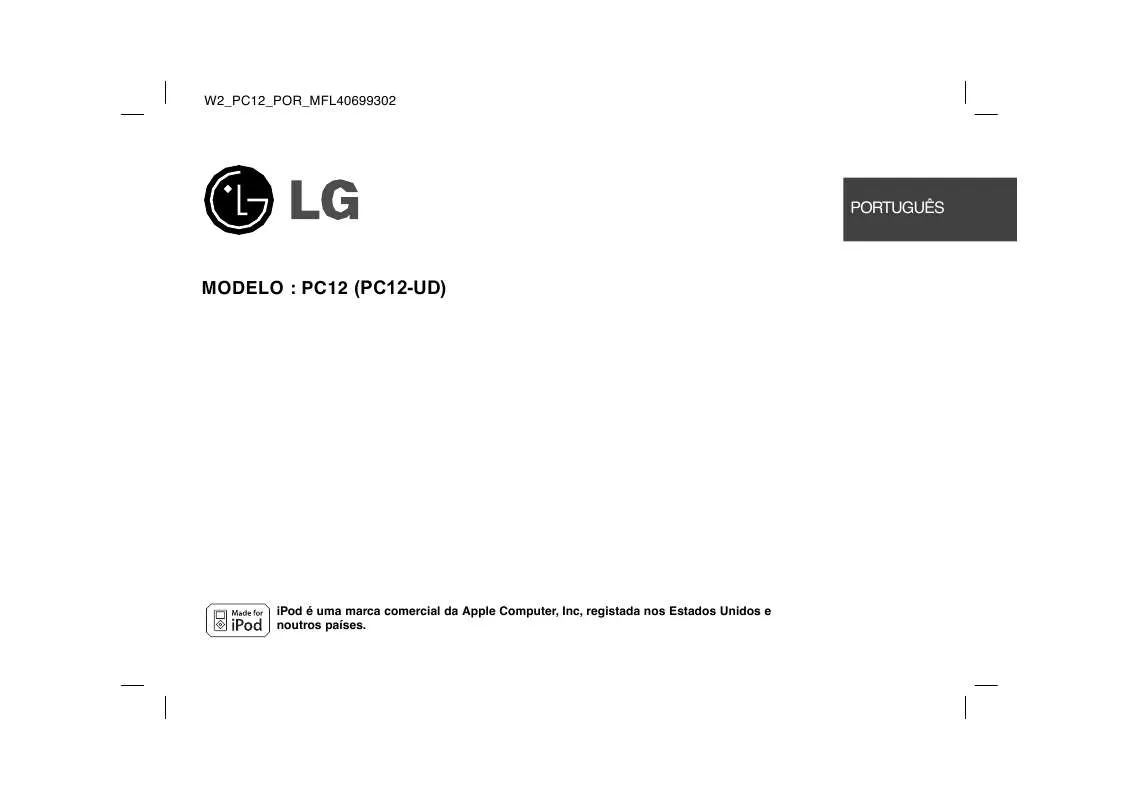 Mode d'emploi LG PC12-UD