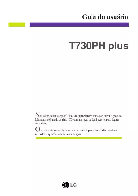 Mode d'emploi LG T730PHP