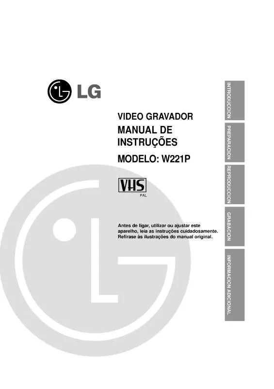 Mode d'emploi LG VCR 298C