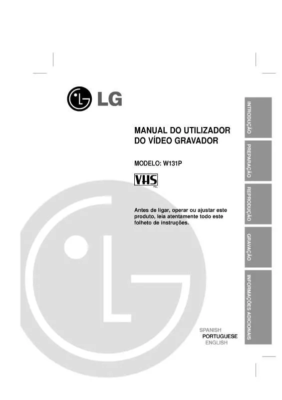 Mode d'emploi LG W131P