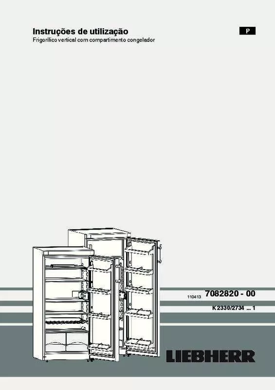 Mode d'emploi LIEBHERR K 220 COMFORT