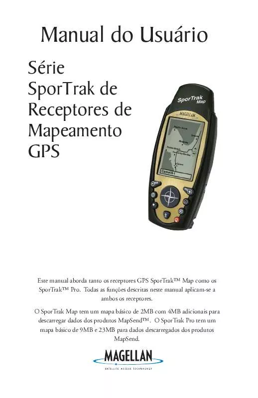 Mode d'emploi MAGELLAN SPORTRAK MAP