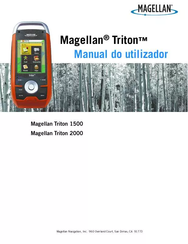 Mode d'emploi MAGELLAN TRITON 1500