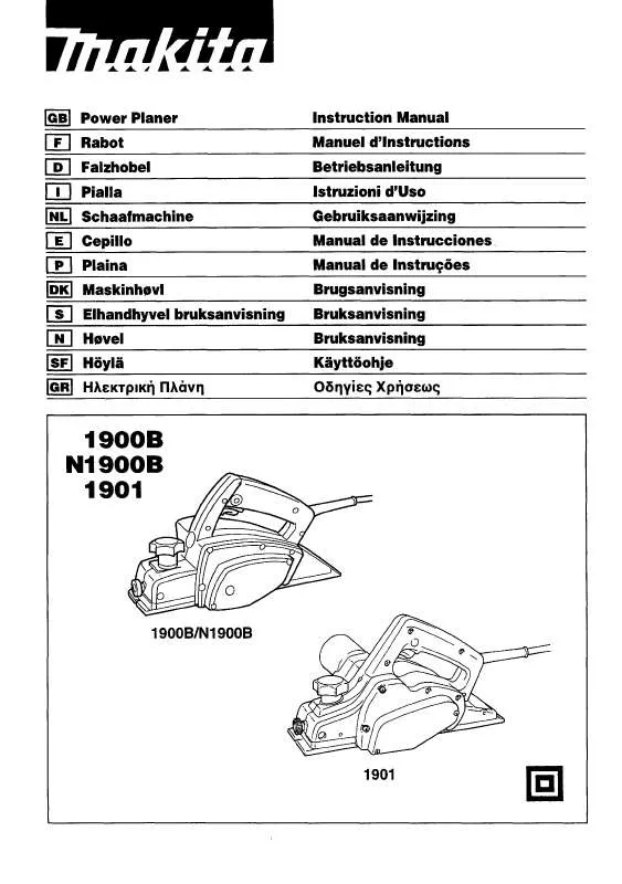 Mode d'emploi MAKITA 1901