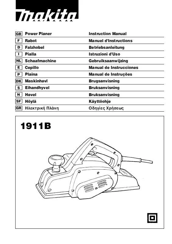 Mode d'emploi MAKITA 1911B