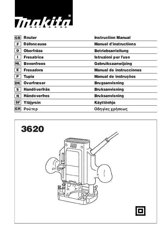 Mode d'emploi MAKITA 3620