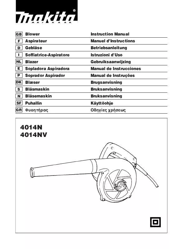 Mode d'emploi MAKITA 4014NV