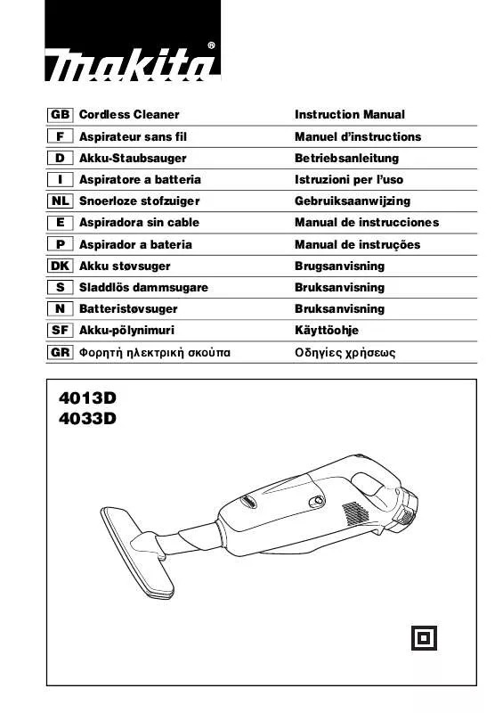 Mode d'emploi MAKITA 4033D