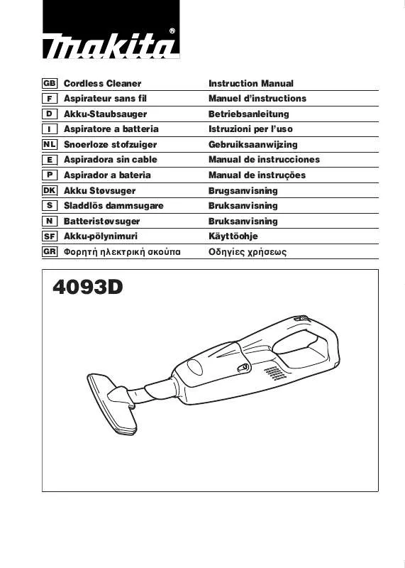 Mode d'emploi MAKITA 4093D