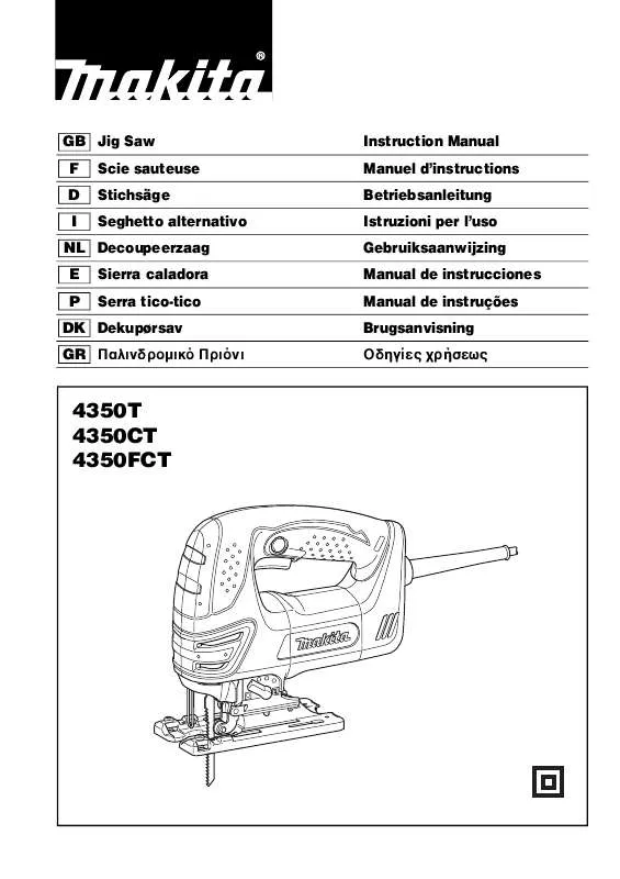 Mode d'emploi MAKITA 4350CT