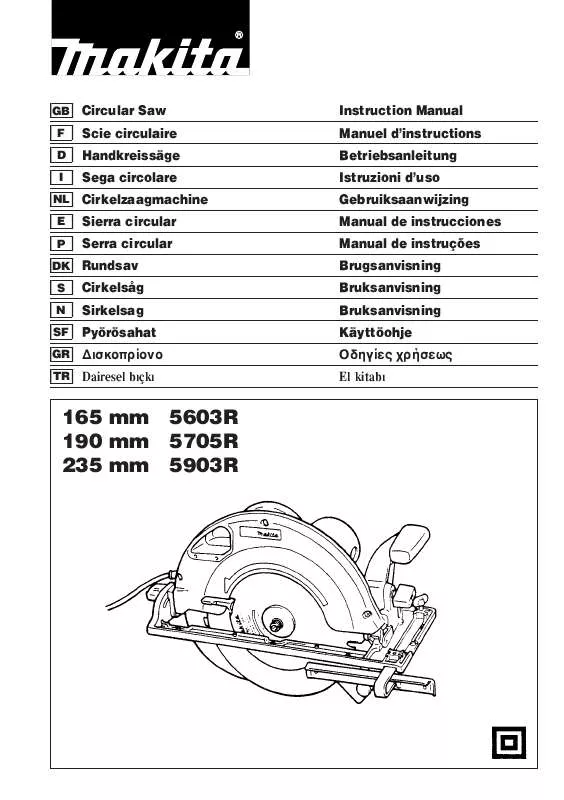 Mode d'emploi MAKITA 5705R