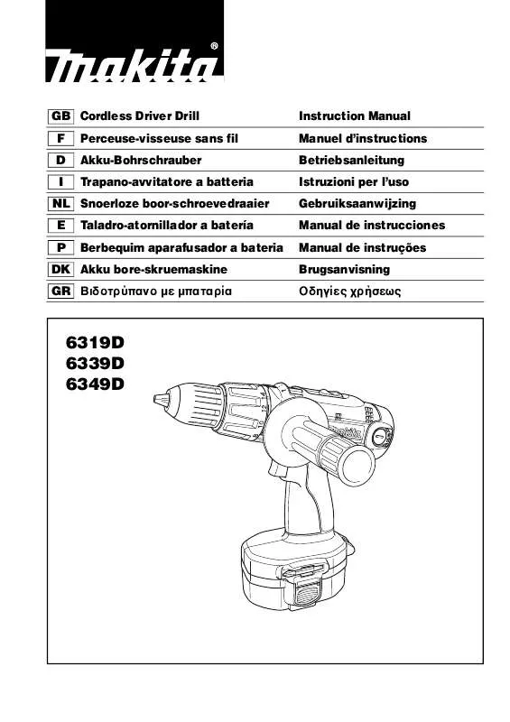 Mode d'emploi MAKITA 6319D